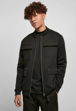 URBAN CLASSICS M65 Sweat Bomber - Blouson Bomber - Black