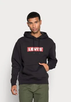 Levi's Relaxd Graphic Hoodie Unisex - Sweat À Capuche - Caviar