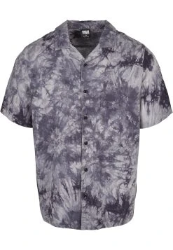 URBAN CLASSICS Tye Dye Viscose Resort Shirt - Chemise - Dark