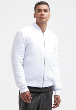 URBAN CLASSICS Basic - Blouson Bomber - White