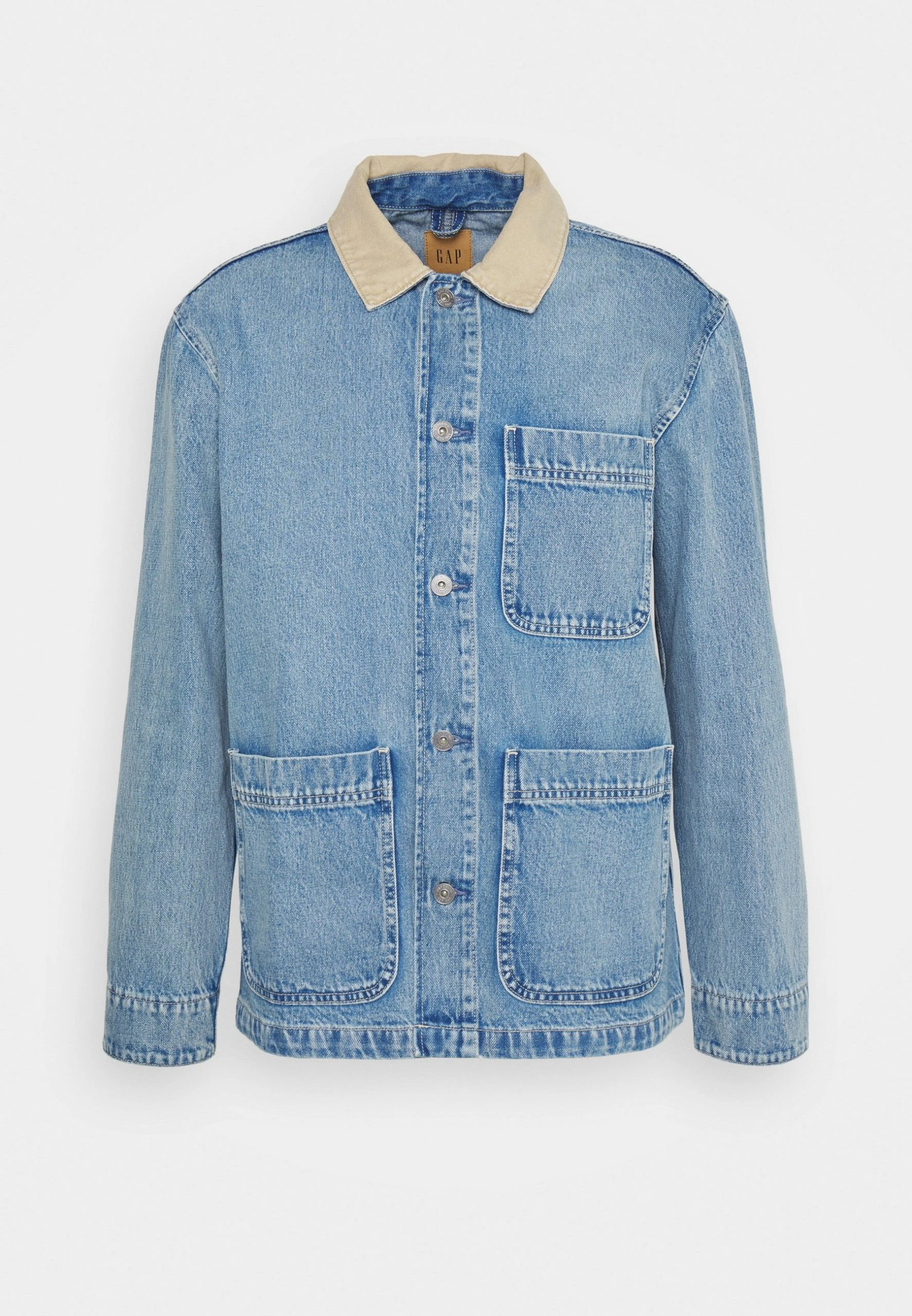 GAP Chore - Veste En Jean - Clean Indigo – Image 5