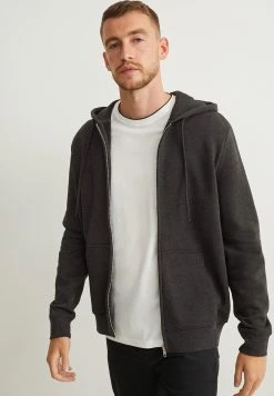 C&A Sweat Zippé - Anthracite