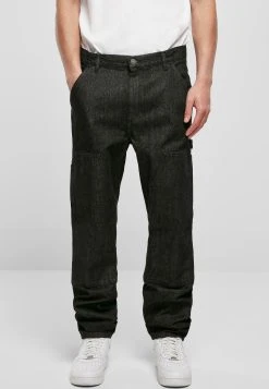 URBAN CLASSICS Double - Jean Droit - Realblack Washed