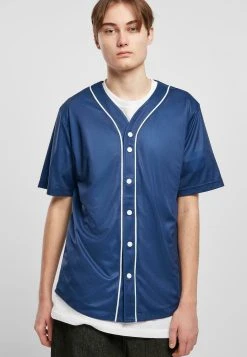URBAN CLASSICS Baseball - Chemise - Spaceblue White