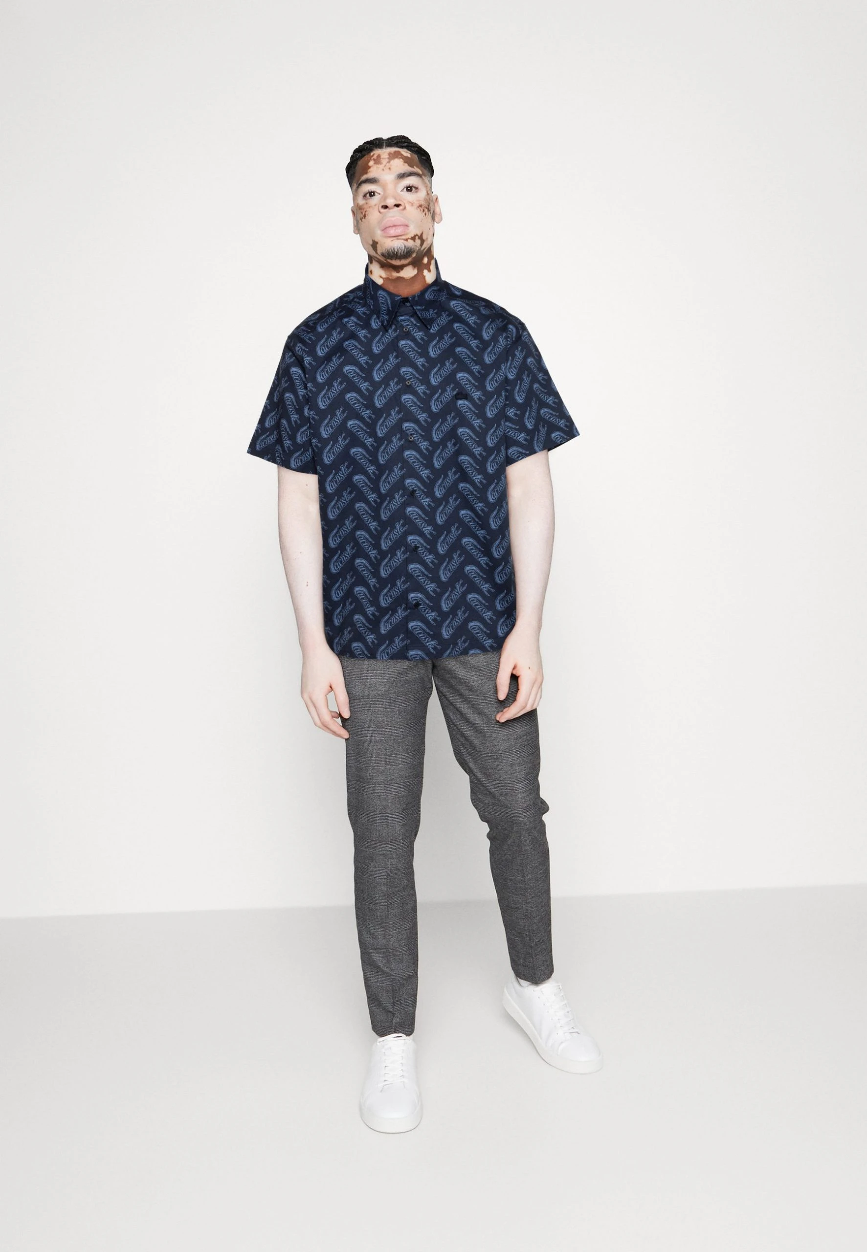 Lacoste Chemise - Navy Blue/Ethereal – Image 2