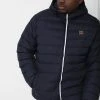 URBAN CLASSICS Basic Bubble Jacket - Veste D'Hiver - Navy/White/Navy