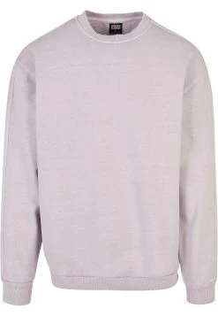 URBAN CLASSICS Heavy Terry Garment Dye Crew - Sweatshirt - Lilac