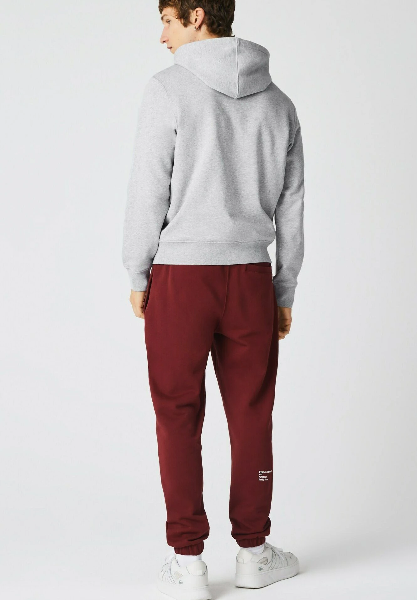Lacoste Sweat Zippé - Gris Chiné – Image 2