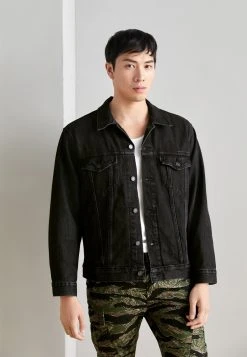 Levi's New Relaxed Fit Trucker - Veste En Jean - Black Denim